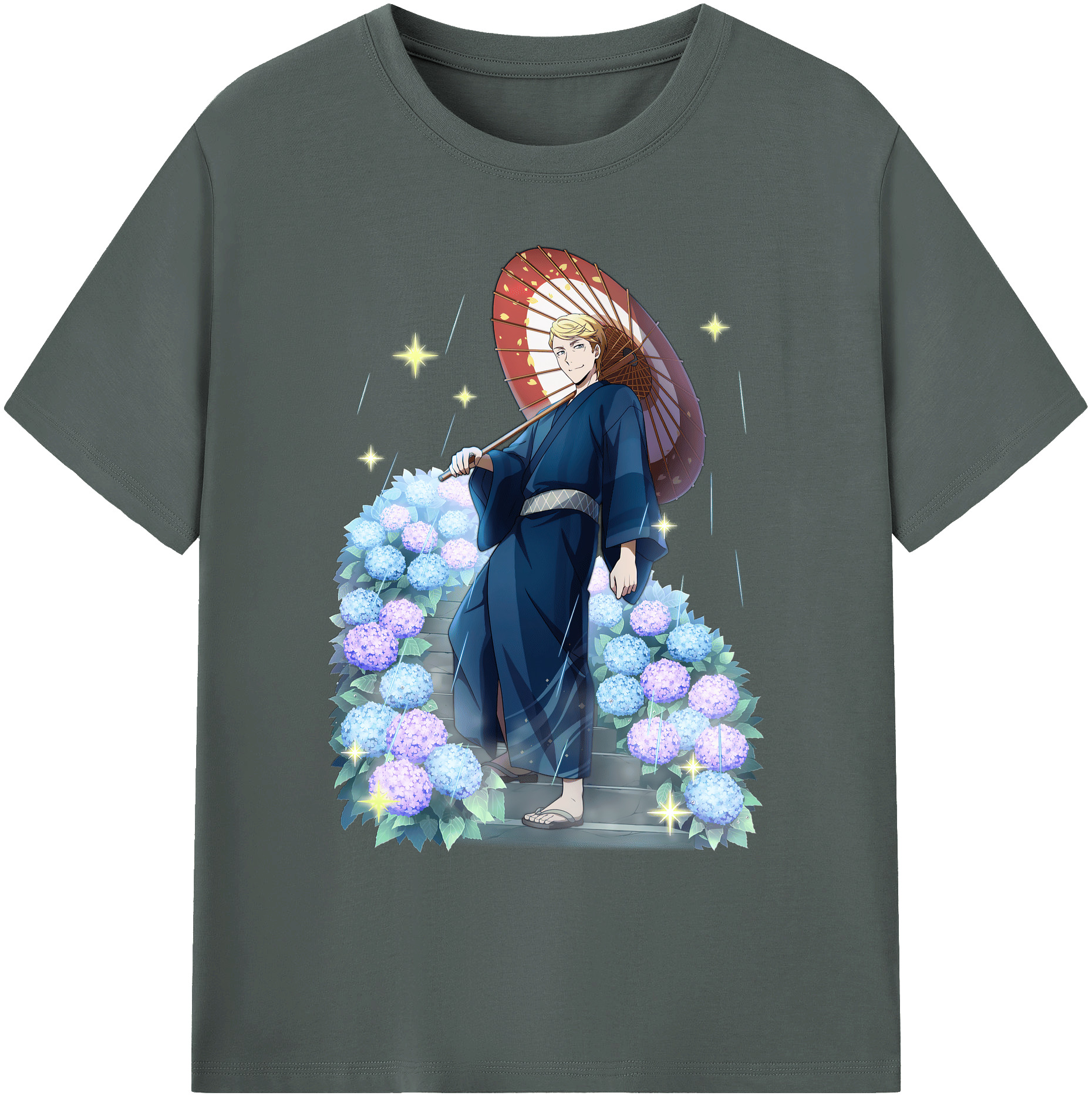 （画像用） 文豪ストレイドッグス Bungo Stray Dogs 綿100％ メンズ半袖Tシャツ｜肌触りやわらか＆通気性